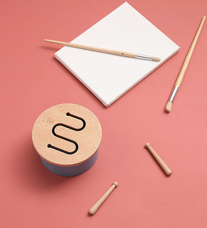 Kids Concept Wooden Toy - Drum Mini - 16.5 x 9 cm - Blue Kids Concept Wooden Toy - Drum Mini - 16.5 x 9 cm - Blue