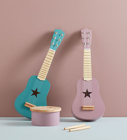 Kids Concept Treleker - Trommel Mini - 16,5 x 9 cm - Lilla