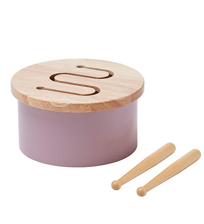 Kids Concept Treleker - Trommel Mini - 16,5 x 9 cm - Lilla