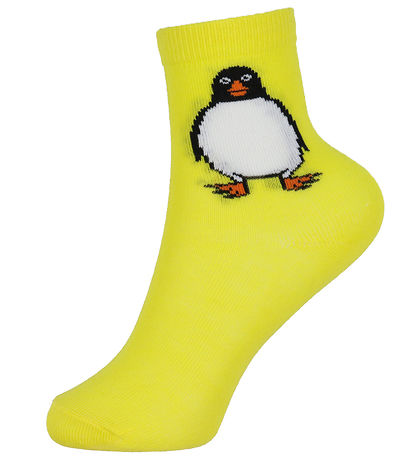 DYR-Cph Socks - ANIMAL Gallop - Yellow Penguin