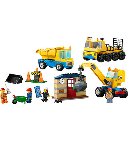 LEGO® City - Construction Trucks and Wrecking Ball Crane 60391 -