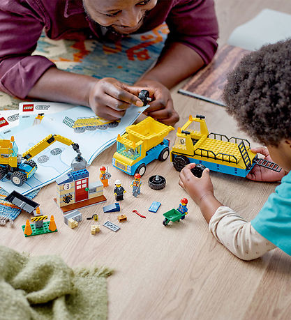 LEGO® City - Construction Trucks and Wrecking Ball Crane 60391 -