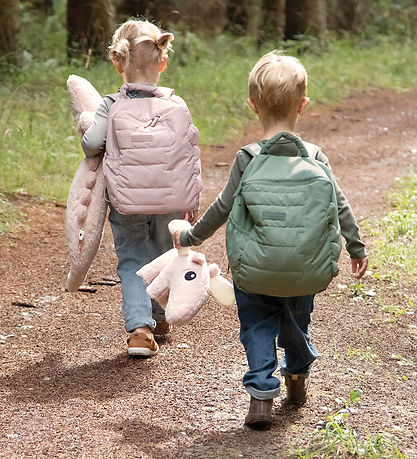 Done by Deer Backpack - Quilted - Croco Powder