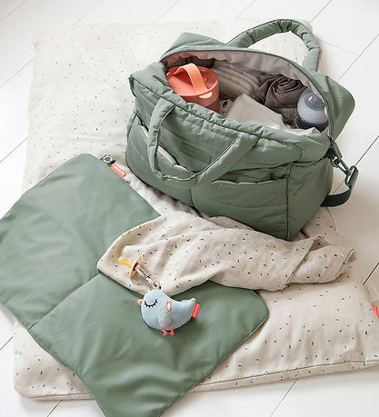 Done by Deer Changing Bag - Quilted - Green