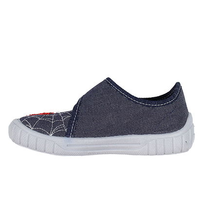 Superfit Slippers - Bill - Blue w. Red Spider