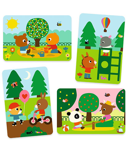 Livre de Coloriage Djeco - Coloriage magique - Dans le parc
