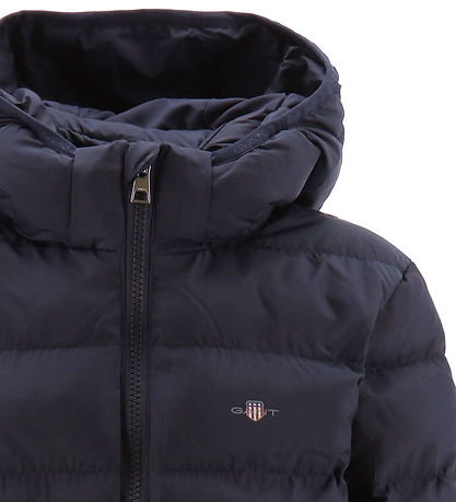 GANT Puffer Jacket - Light Padded Shield - Evening Blue