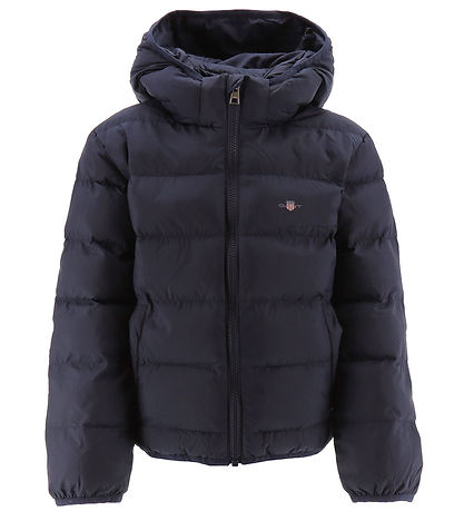 GANT Puffer Jacket - Light Padded Shield - Evening Blue