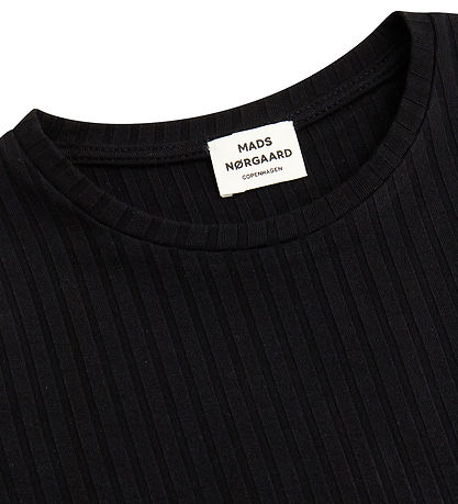 Mads Nørgaard Blouse - Rib - Talika Top - Black