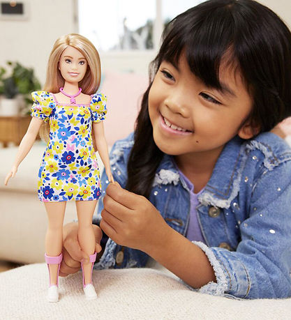 Barbie Doll - 30 cm - Fashionista Floral - Down Syndrome