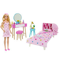 Barbie Docka m. Tillbehör - 30 cm - Sovrum