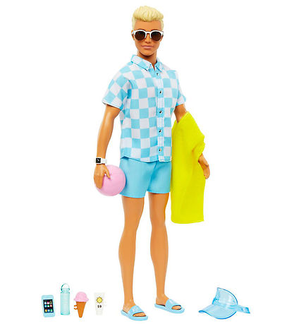 Poupée Barbie - 30 cm - Journée à la plage - Ken Poupée Barbie - 30 cm - Journée à la plage - Ken