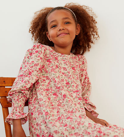Sofie Schnoor Girls Dress - Bright Pink
