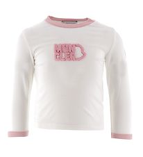 Moncler Blouse - Off White w. Pink Moncler Blouse - Off White w. Pink