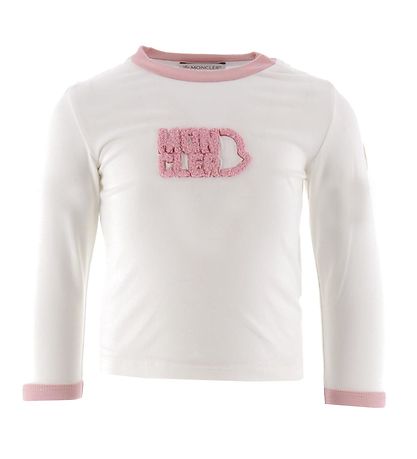 Moncler Blouse - Off White w. Pink Moncler Blouse - Off White w. Pink