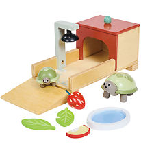 Tender Leaf Wooden Toy - Pet Set to Dollhouse - Tortoise Tender Leaf Wooden Toy - Pet Set to Dollhouse - Tortoise