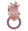 Smallstuff Rattle Teether - Horse - Powder Smallstuff Rattle Teether - Horse - Powder