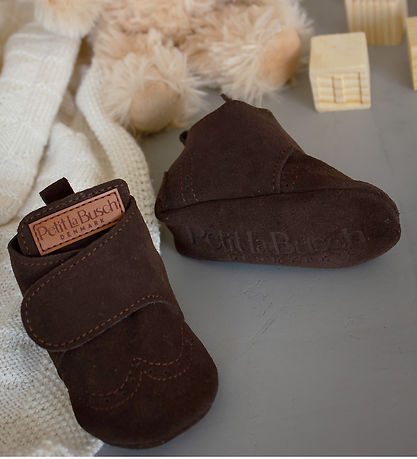 Petit La Busch Soft Sole Leather Shoes - Chocolate