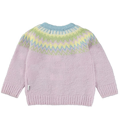 Molo Cardigan - Wool/Polyester - Bay - Alpine Glow