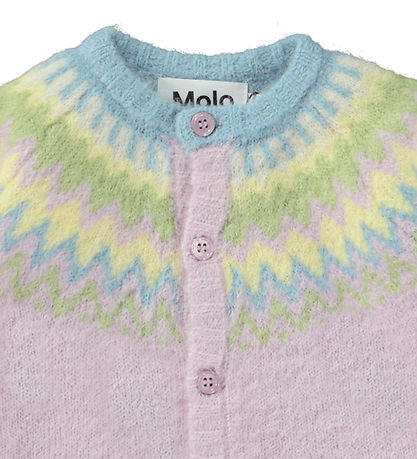 Molo Cardigan - Wool/Polyester - Bay - Alpine Glow