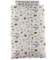 Nørgaard Madsens Bedding - Baby - White w. Animals Nørgaard Madsens Bedding - Baby - White w. Animals