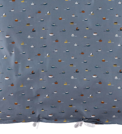 Nørgaard Madsens Bettwäsche - Junior - Blau m. Segelschiffe