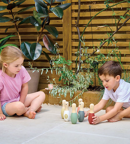 Tender Leaf Bowling set - Wood - 8 Parts