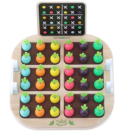 Vilac Game - Wood - Sudoku with Vegetables