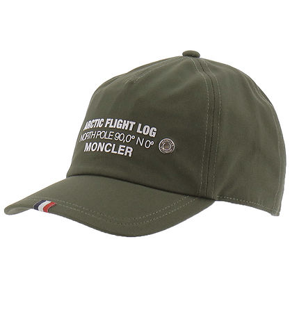 Casquette Moncler - Vert Militaire av. Blanc