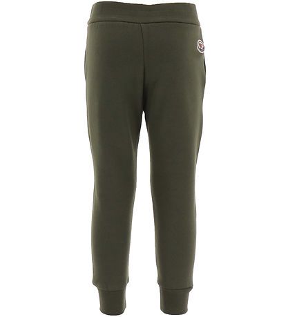 Moncler Sweatpants - Army Green w. White