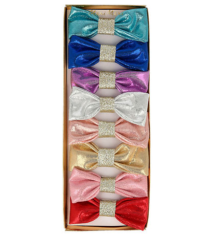 Meri Meri Hårspenner - 8-pack - 7 cm - Lurex