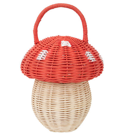 Meri Meri Basket - 20x18 cm - Mushroom basket