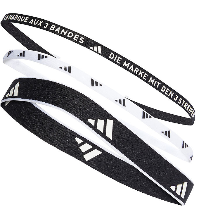 adidas Performance Headband 3-Pack Black/White KW IE