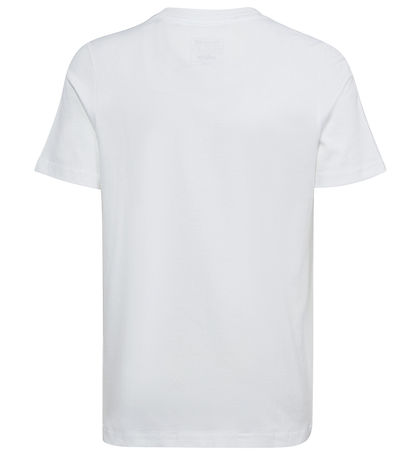 adidas Performance T-shirt - U BL Tee - White/Black adidas Performance T-shirt - U BL Tee - White/Black
