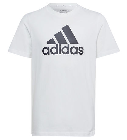 adidas Performance T-shirt - U BL Tee - White/Black adidas Performance T-shirt - U BL Tee - White/Black