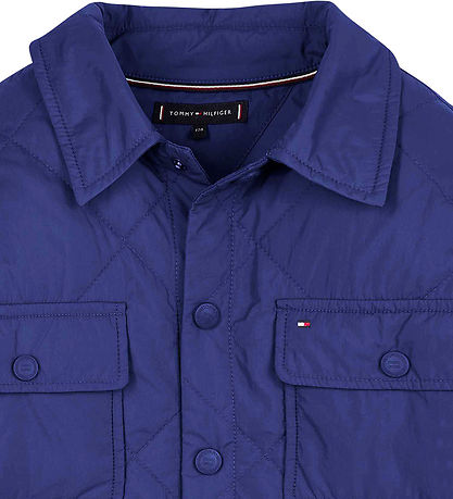 Tommy Hilfiger Jacke - Wattiertes Überhemd - Navy Voyage