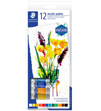 Staedtler Akrylfärg - 12 st. Staedtler Akrylfärg - 12 st.