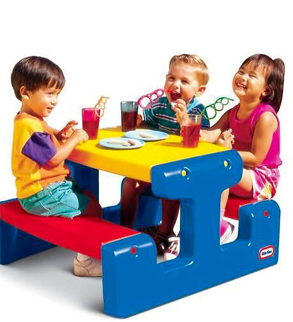 Little Tikes Borð/Bekksett - 83x74x47 cm - Aðal