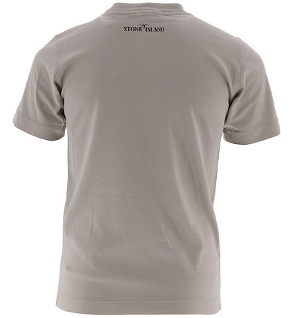 Stone Island T-shirt - Dove Grey w. Logo