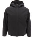 Stone Island Softshell Jacket w. Padding - Black Stone Island Softshell Jacket w. Padding - Black