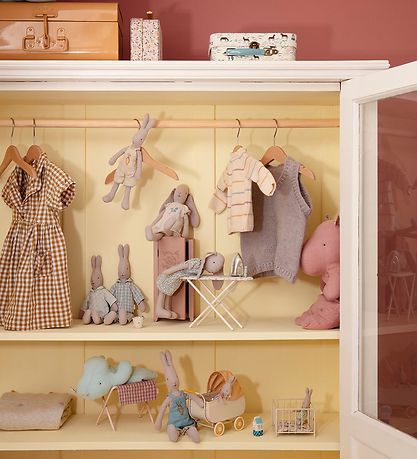 Maileg Soft Toy - Rabbit - Size 1 - 27 cm - Pajama Set