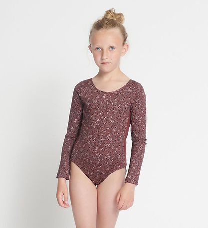 Rethinkit Gymsuit - Frida - Rose Brown Flowers