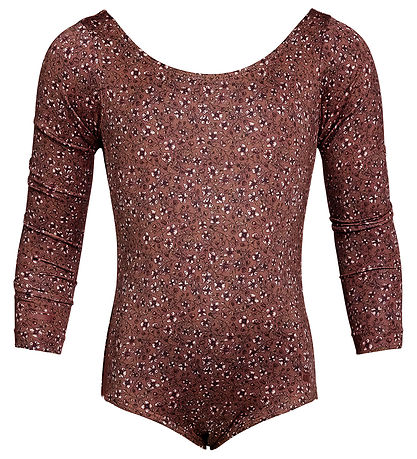 Rethinkit Gymsuit - Frida - Rose Brown Flowers