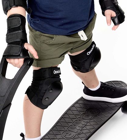 Ookkie Protection Set - Safety Pads x-Small - Black Ookkie Protection Set - Safety Pads x-Small - Black