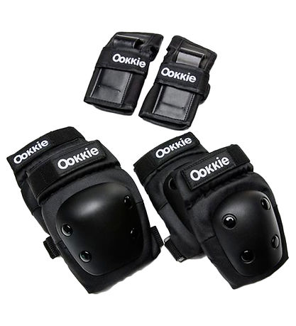 Ookkie Protection Set - Safety Pads x-Small - Black Ookkie Protection Set - Safety Pads x-Small - Black