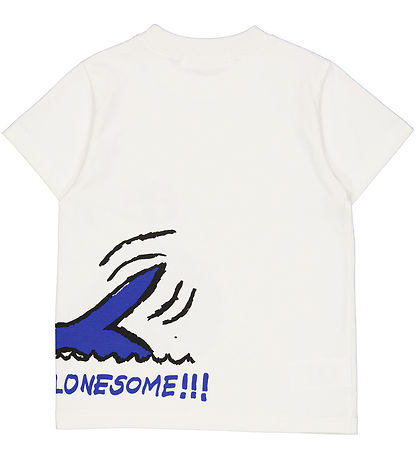Green Cotton x WWF T-shirt - Conditioner Cream w. Whale