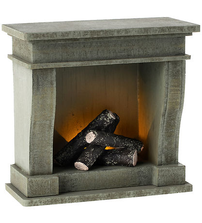 Maileg Miniature Fireplace - Mint Green Maileg Miniature Fireplace - Mint Green