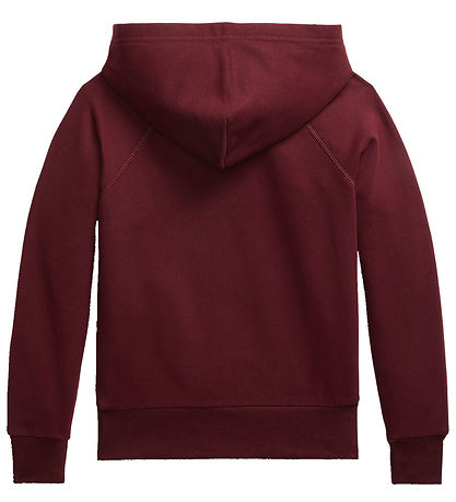 Polo Ralph Lauren Hoodie - Bordeaux w. Logo