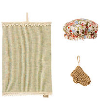 Maileg Friskvård Set - Mini - Handduk/Badhatt/Badhandske