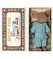 Maileg Mouse - Big Brother I Matchbox - Blue Maileg Mouse - Big Brother I Matchbox - Blue